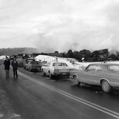 Photograph, Ontario Provincial Police, CPR Wreck Photographs.