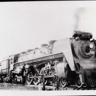 Photograph, CNR Steam Engine 6235