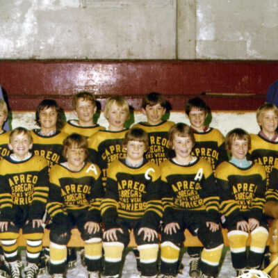 Photograph, 1974-1975 Capreol Sbregas Menswear Terriers.