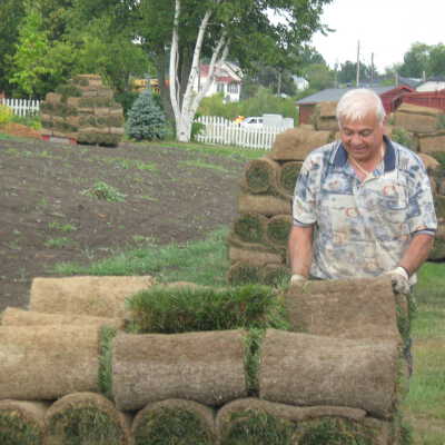 Photograph, NORMHC, Garden of Life, Sod Delivery.