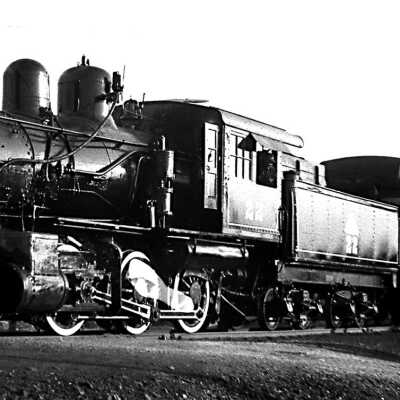 Photograph, NCO Loco #022 & Pass Train.