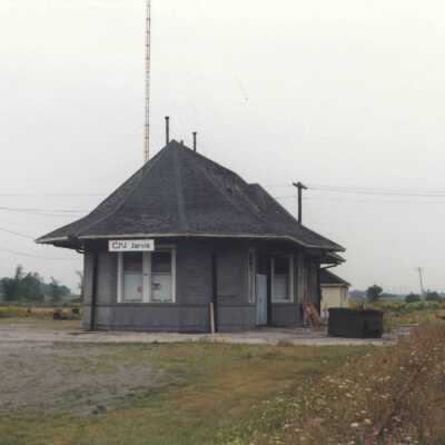 Photograph, CNR Station, Jarvis, Ontario, Canada, 1996.
