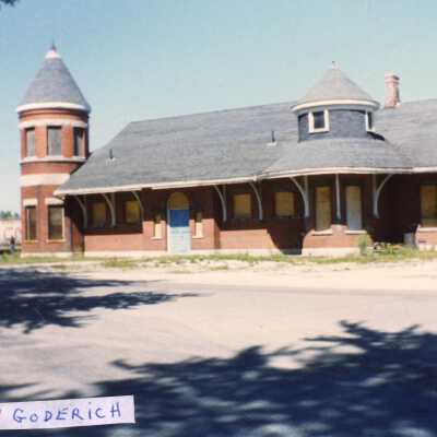 Photograph, CNR Station, Goderich, Ontario, Canada.