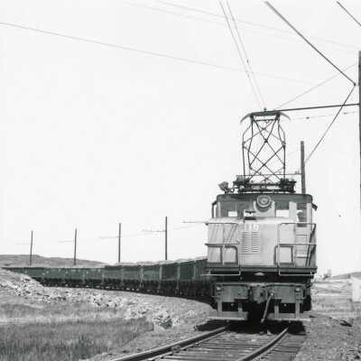 Photograph, INCO Engine 116 at Murray Switch, from collection of Dave Shaw.
