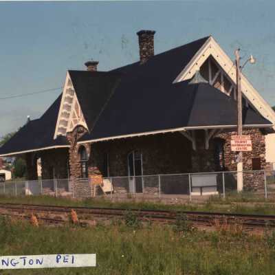 Photograph, CNR Station at Kensington, PEI.