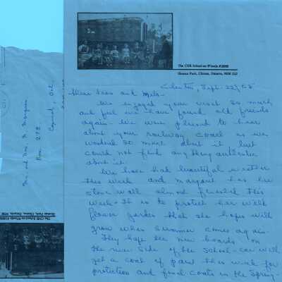 Letter to Jean and Mels from Cela Sloman