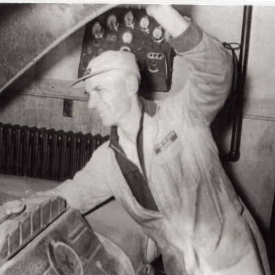 Photograph, Carl Adolphe Maahs, Capreol Service Station.