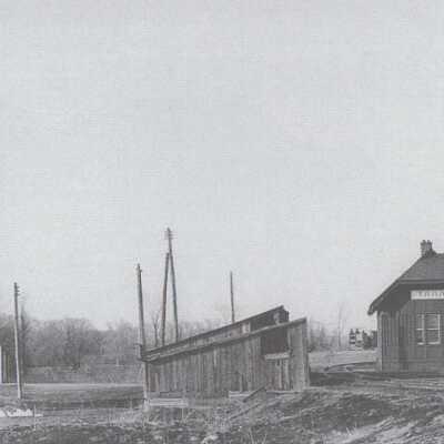 Photograph, CNR Station, Tara, Ontario, Canada.