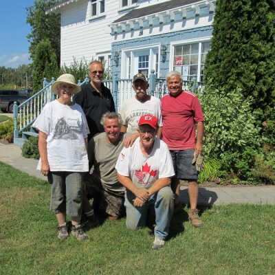 Photograph, NORMHC, Sod Laying Volunteers.