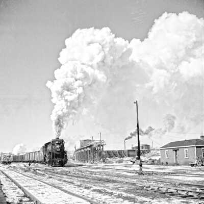 Photograph - Steam locomotive in the Capreol yard
