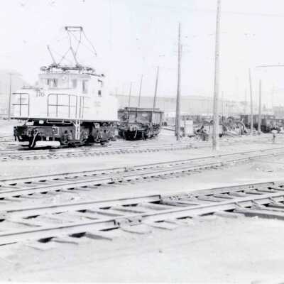 Photograph, INCO Engine 116, Pulling Car 421.