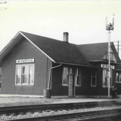 Photograph, CNR Station, Winona, Ontario, Canada.
