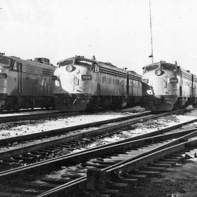 Photograph - Three VIA Rail passenger trains