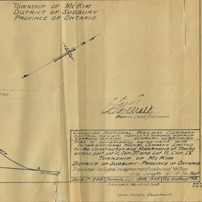 Blueprint - CN Clarabelle- Access to INCO smelter at Copper Cliff
