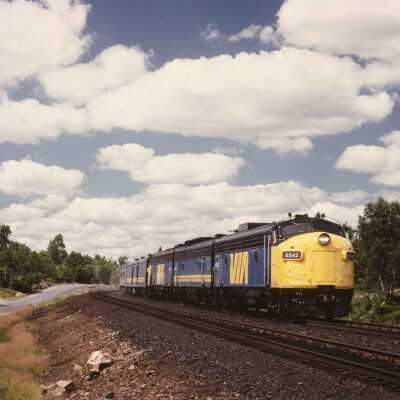 Photograph, VIA Rail Engine 6542.