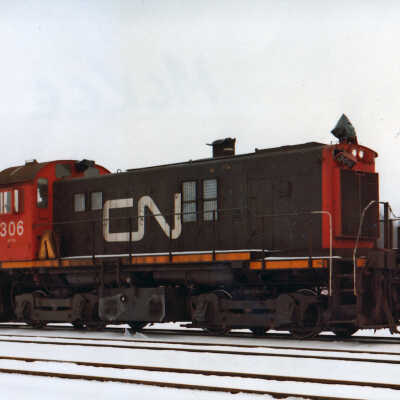 Photograph, Canadian National Engine 306
