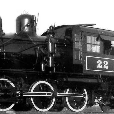 Photograph, INCO Loco #022 pushing.