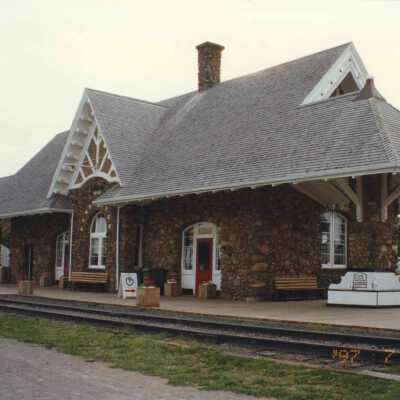 Photograph, CNR Station at Kensington, PEI.