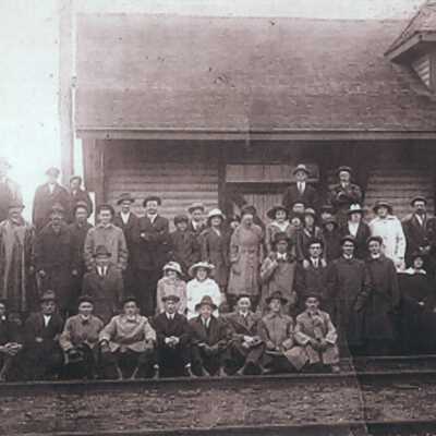 Photograph, CNR Station at Hanmer, Ontario