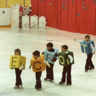 Photograph, Capreol Figure Skaters, Toyland, Alphabet Blocks.
