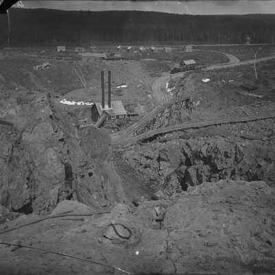 The Moose Mountain Iron mine, Sellwood, Ontario.