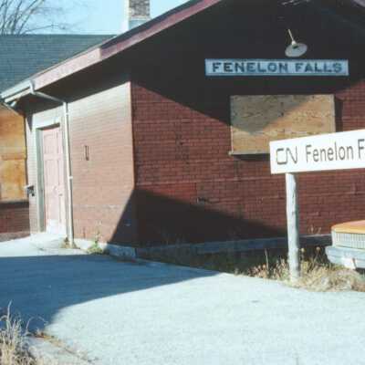 Photograph, CNR Station at Fenelon Falls, Ontario.