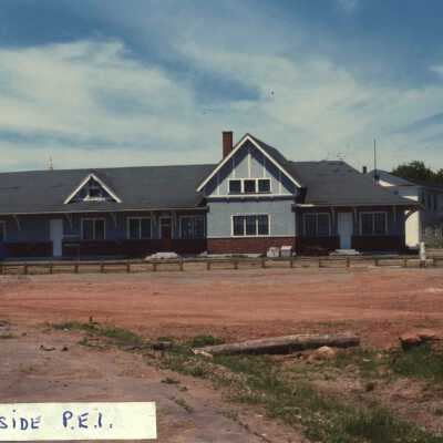 Photograph, CNR Station at Summerside, PEI.