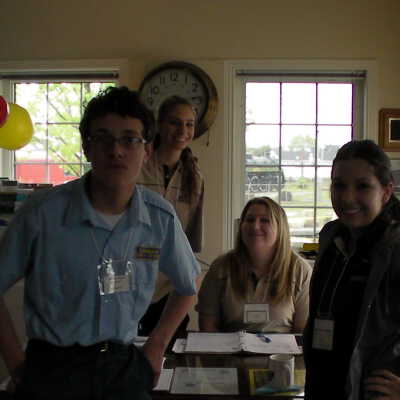Photograph, NORMHC, 2011, Summer Staff, L to R - Randy Gibson, KrIsten Bolduc, Samantha Bottigoni, Krista Fitzsimmons.