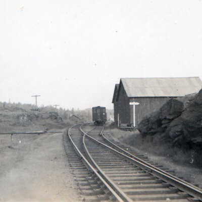 Photograph - Unidentified Ontario rail yard