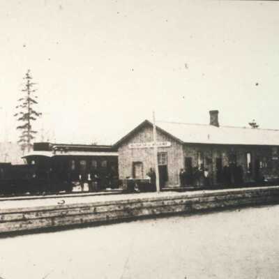 Photograph, CNR Station, Muskoka Wharf.