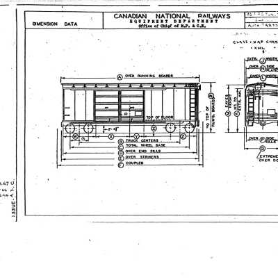 Document, Rolling Stock Plan, Canadian National Railway, CN790001-798207.