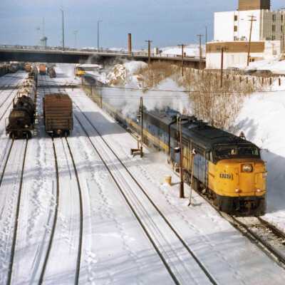 Photograph, VIA Rail Locomotive 6763.