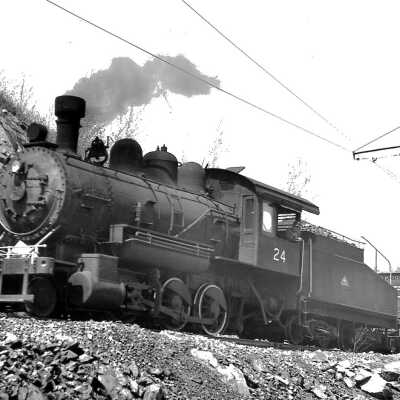 Photograph, INCO Loco #024 at Levack.