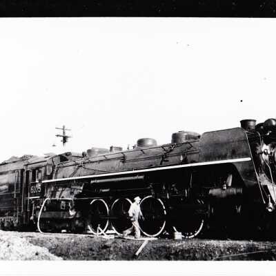 Photograph, CNR Steam Engine 6105