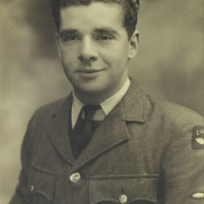 Black and White Photograph, Douglas Islay Dunsby, Royal Canadian Airforce c. 1940s