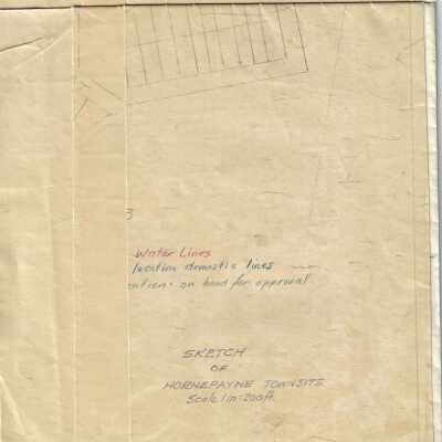 Blueprint - CN Hornepayne Townsite