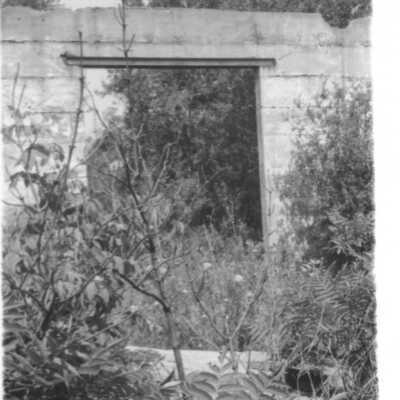 Photograph of the ruins of the Grand Trunk Railway in Depot Harbour