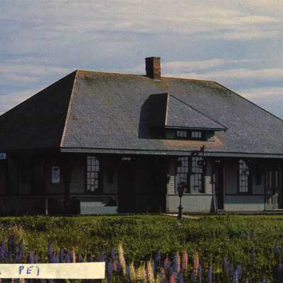 Photograph, CNR Station at Elmira, PEI.