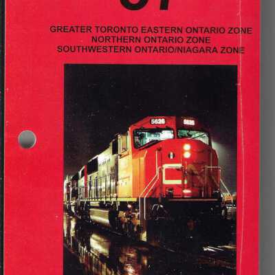 CN Eastern Division Great lakes Timetable 57