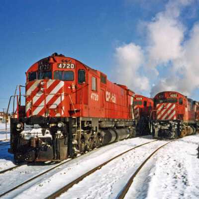 Photograph, CP Rail Locomotive 4720, 4202.