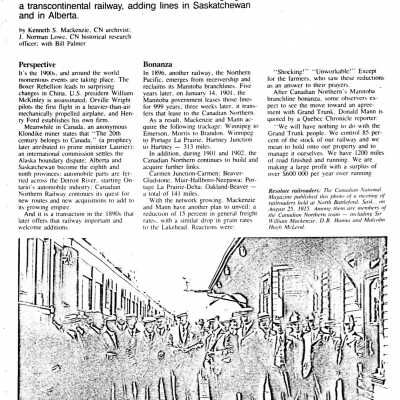 Document, The Canadian Northern, Part Two, CN Movin' Winter 1987.