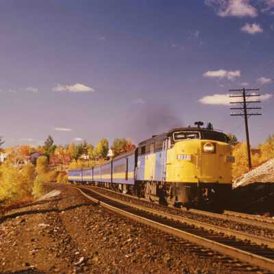 Photograph, VIA Rail Engine 6772.