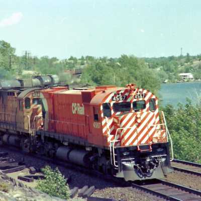 Photograph - CP Rail train with locomotive no. 4567