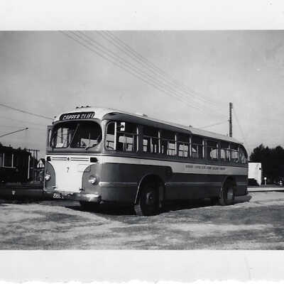 Photograph of a Sudbury Copper Cliff Suburban Electric Railway Diesel Bus