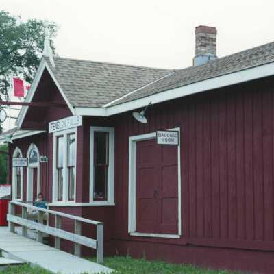 Photograph, CNR Station at Fenelon Falls, Ontario.
