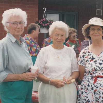 Photograph, Betty Miles, Varle Vardy, Romaine Lasalle.