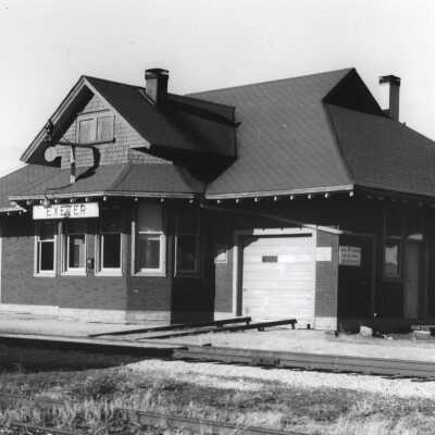 Photograph, CNR Station, Exeter, Ontario, Canada.