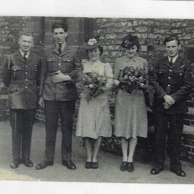 Wedding Photo featuring Dan & Tom Decicco, Winifred Decicco, Sylvia Bell, and Richard Lloyd