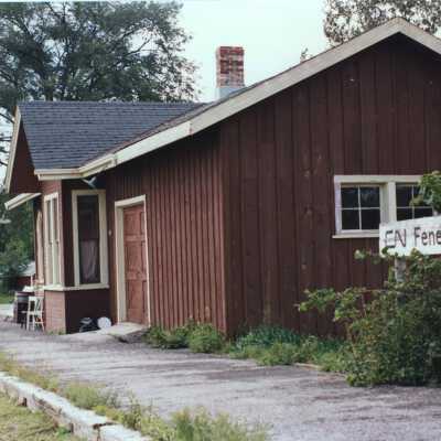 Photograph, CNR Station at Fenelon Falls, Ontario.