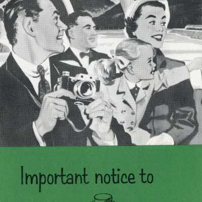 Brochure, Canadian Pacific, Important Notice to Camera Fans.